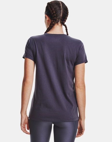 Under Armour Women's Sportstyle Graphic Short Sleeve - Tempered Steel (558)