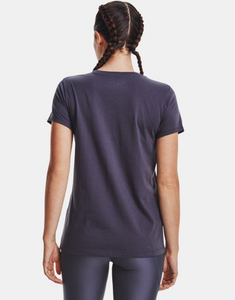 Under Armour Women's Sportstyle Graphic Short Sleeve - Tempered Steel (558)