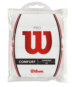 Wilson Pro Overgrips - White (12 pack)