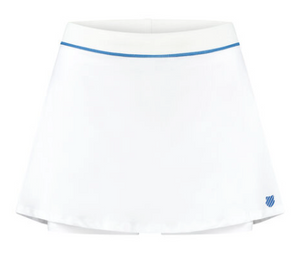 K-Swiss Women's TAC Hypercourt Pleated Skirt - White