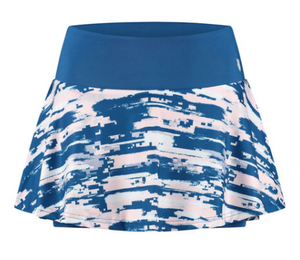 K-Swiss Women's TAC Hypercourt Print Skirt - Blue/Pink/White