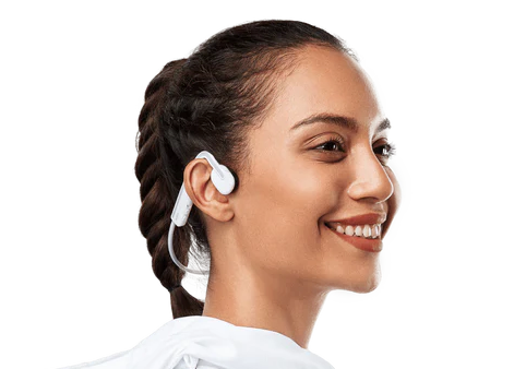 Shokz OPENMOVE Wireless Bone Conduction Headphones - White