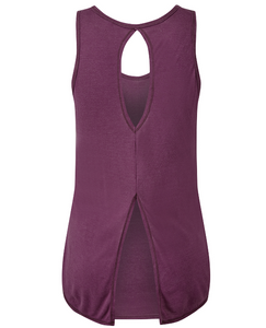 TriDri Women's Tie Back Vest Tank - Black