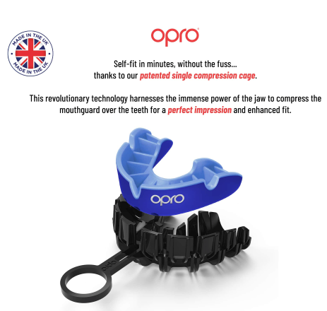 OPRO Silver ADULT Self-Fit Mouthguard