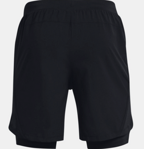 Under Armour Men's Launch 7" Run 2-in-1 Shorts - Black (001)