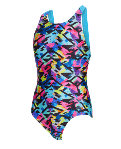 Zoggs Girls Neon Cracker Flyback