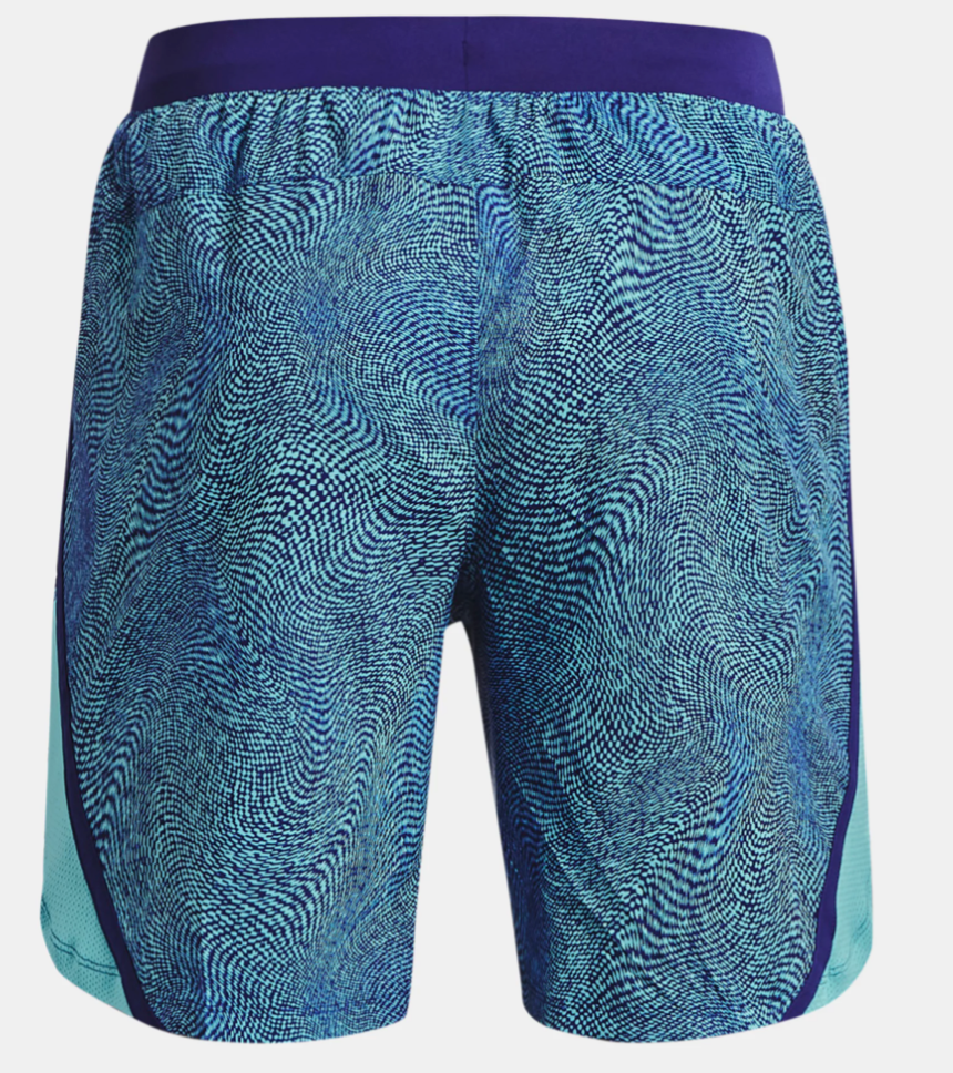 Under Armour Men's Launch 7'' Printed Shorts - Glacier Blue / Sonar Blue (433)