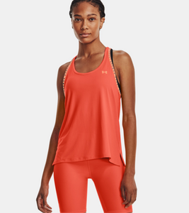 Under Armour Women's Knockout Tank - After Burn / Downpour Gray (877)
