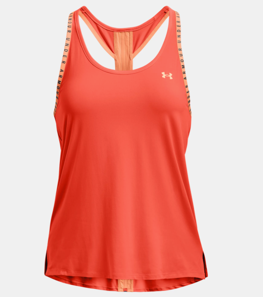Under Armour Women's Knockout Tank - After Burn / Downpour Gray (877)
