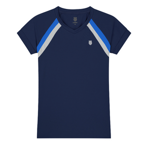 K-Swiss Girls TAC Core Team Top - Navy