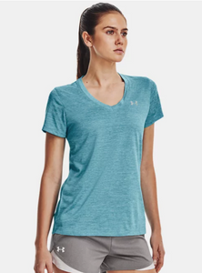 Under Armour Women's Tech Twist V-Neck - Blue (433)