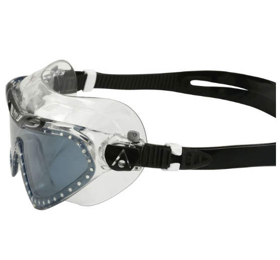 Aqua Sphere Vista XP Unisex Swimming Mask Goggles Smoke Lens - Clear