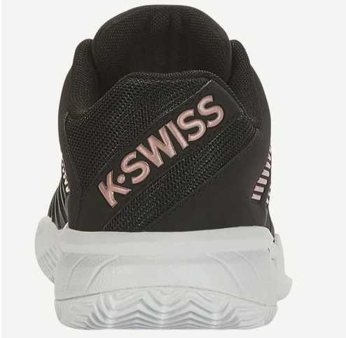 K-Swiss Women's Express Light 3 HB Tennis Shoes - BLACK/STEEL GREY/ROSE GOLD