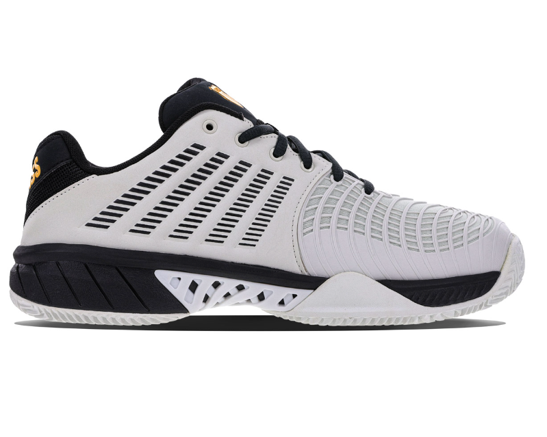 K-Swiss Men's Express Light 3 HB Tennis Shoe - BARELY BLUE/MOONLESS NIGHT/AMBER YELLOW