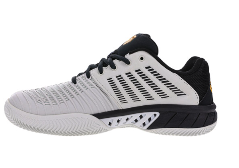K-Swiss Men's Express Light 3 HB Tennis Shoe - BARELY BLUE/MOONLESS NIGHT/AMBER YELLOW