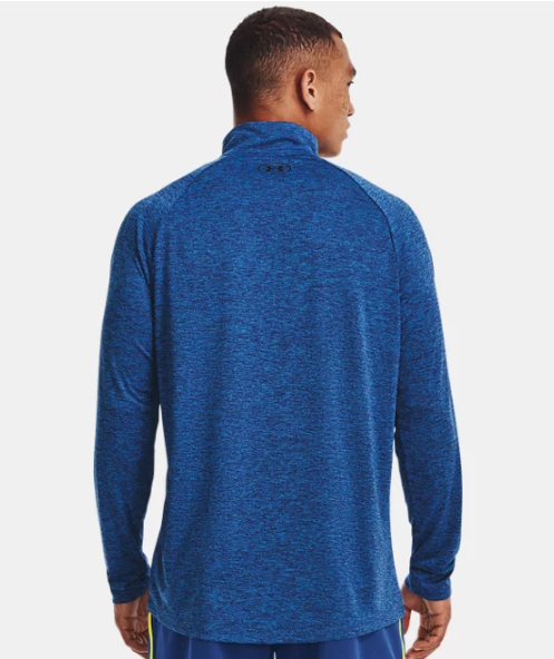 Under Armour Men's Tech 2.0 ½ Zip Long Sleeve - Blue Mirage / Cyber Blue (471)