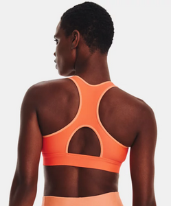 Under Armour Women's Armour Bra Mid Padless - Orange Blast / Mellow Orange - 866