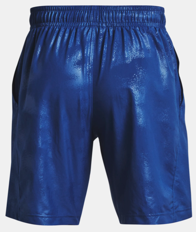 Under Armour Men's Woven Emboss Shorts - Blue Mirage/Black (471)