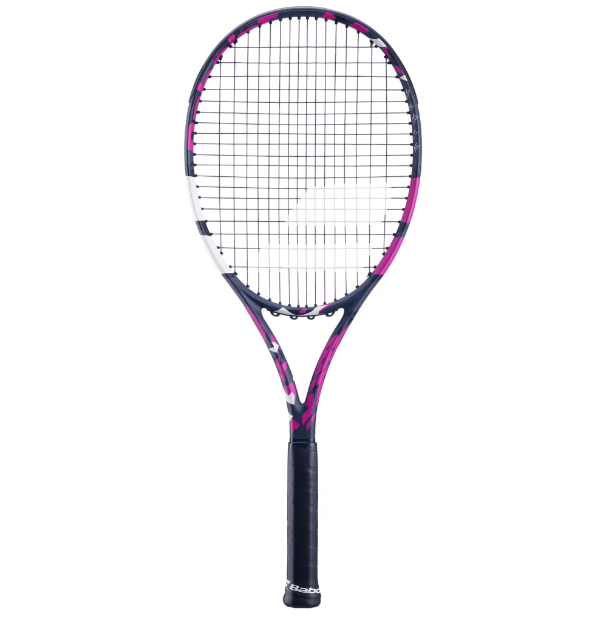 Babolat Boost Aero Pink Tennis Racket (2023) - strung