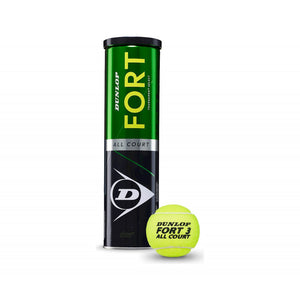 Dunlop Fort All Court Tennis Balls - 4 ball can