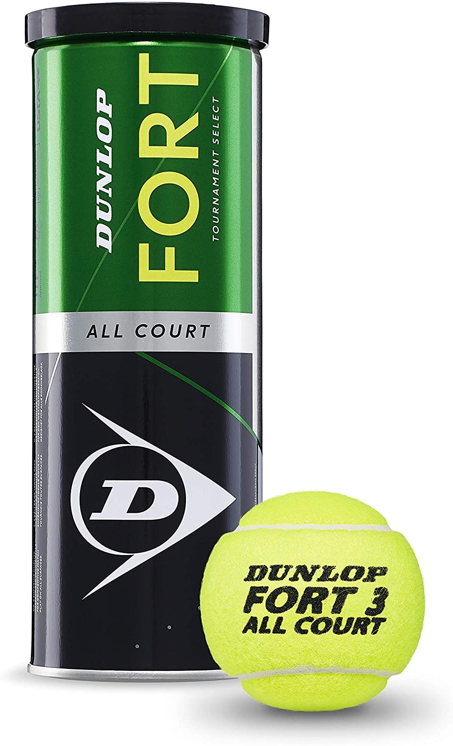 Dunlop Fort All Court Tennis Balls - 3 ball can