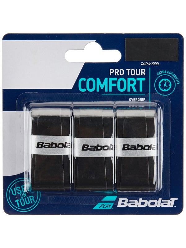Babolat Pro Tour Comfort Overgrips - Black (3 pack)